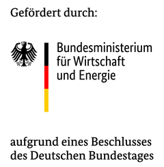 Funded by the Federal Ministry for Economic Affairs and Energy on the basis of a decision by the German Bundestag